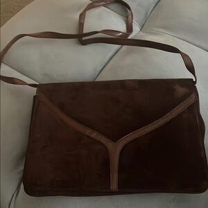“Sorrento- Vintage Leather/suede Purse”